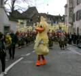 Diana menaced by a duck