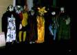 Not a clique, but a group of revellers on their way to the last night