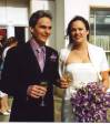 Richard and Julia, immediately after the ceremony